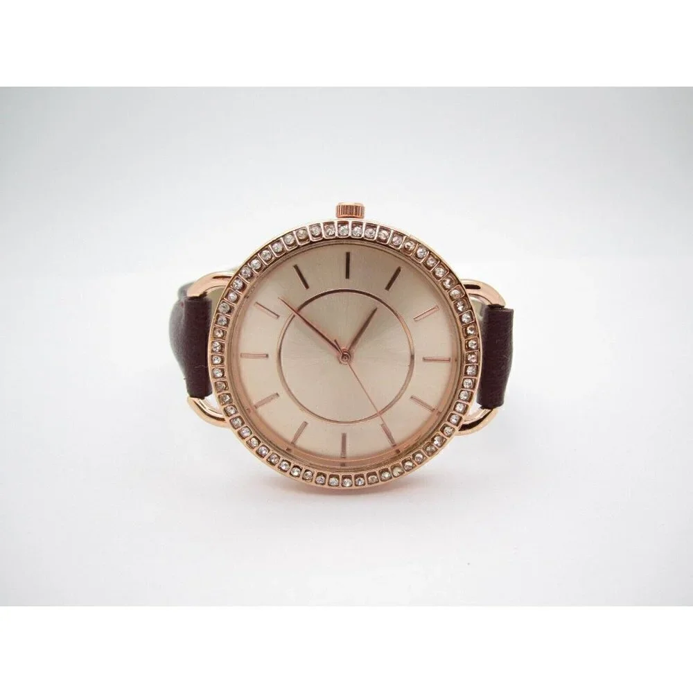Women's Jessica Carlyle Quartz Analog 34mm Dial Causal Round Watch (E255)